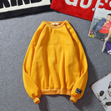 1508-V01-P15日系圆领新款卫衣韩版潮流加绒加厚秋季潮牌男装外套，女装短外套，星座1508-1