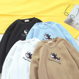 1508-V05-P15男士刺绣圆领套头卫衣春学生韩版修身潮流男生外套，女装短外套，星座1508-1