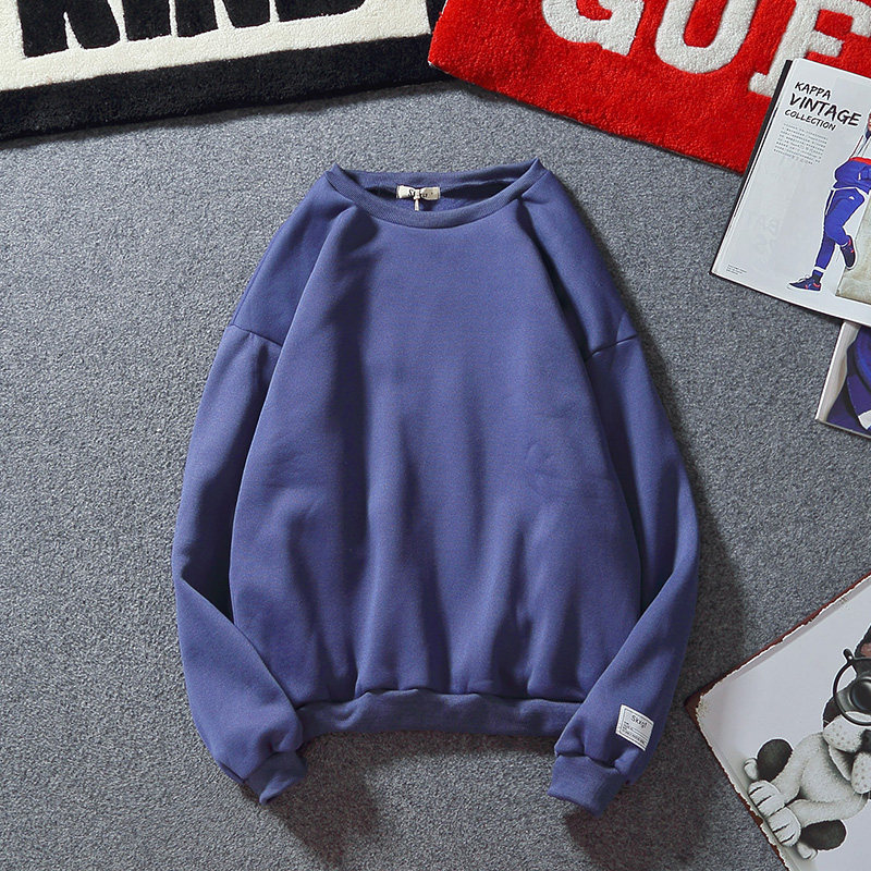 1508-V01-P15日系圆领新款卫衣韩版潮流加绒加厚秋季潮牌男装外套，女装短外套，星座1508-1