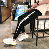 1508-SD01-P10夏季新款男装休闲裤印花九分裤男运动裤潮流学生橙，女装休闲裤，星座1508-1