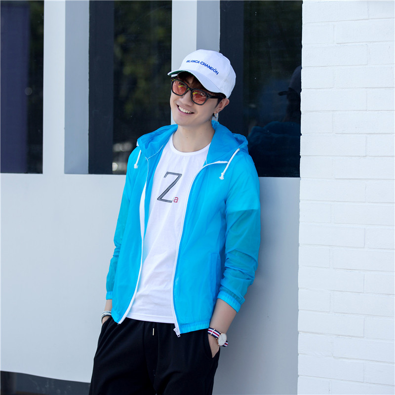 1508-FS01-P20防晒衣男女夏季轻薄款连帽透气防紫外线钓鱼防晒服L，男装防晒衣，星座1508-1