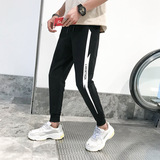 1508-SD01-P10夏季新款男装休闲裤印花九分裤男运动裤潮流学生橙，女装休闲裤，星座1508-1