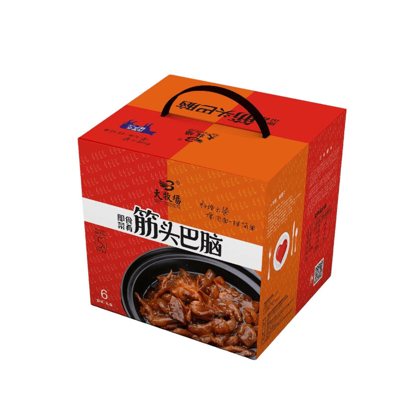 大牧场筋头巴脑开袋即食正宗内蒙古特产真空袋加热速食新鲜牛肉筋