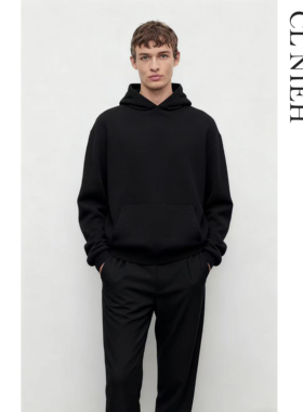 CLNIEH | 静奢ROW风Levine 美丽奴康赛妮羊毛 宽松毛衣连帽衫卫衣