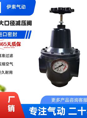3寸大口径减压阀气动空气调节阀空压机减压阀DN65 QTY-80  DN80