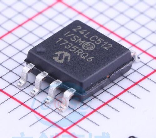 24LC512 24LC512-I/SM 24LC512T-I/SM 全新原装正品 WSOP8 存储器