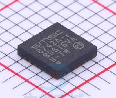 LAN8742AI-CZ 丝印8742A全新进口原装正品QPN-24以太网控制器芯片