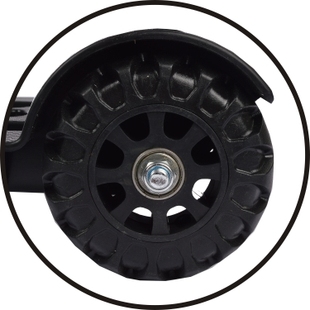 坦克轮孔径8MM购物车轮子配件小推车轮行李车轮拉杆车买菜轮轱辘