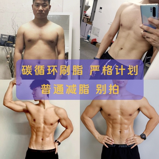 碳循环刷脂【填数据自动生成·饮食计划】降低体脂 减肥减脂计划