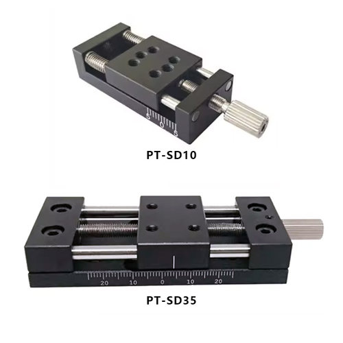 行程10/35/65/95手动平移台X单轴位移台/一维位移台滑台/拉伸台子-封面