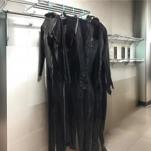 定制乳胶衣男束缚紧身衣美体女私人订制弹力连体衣裆部拉链安全裤