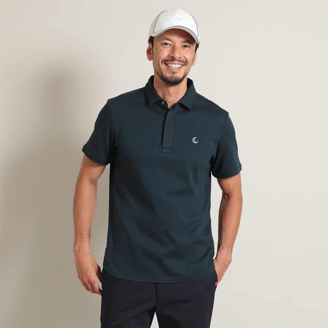 日本直邮23春r23134101卡拉威callaway 高尔夫男短袖衬衫运动上衣