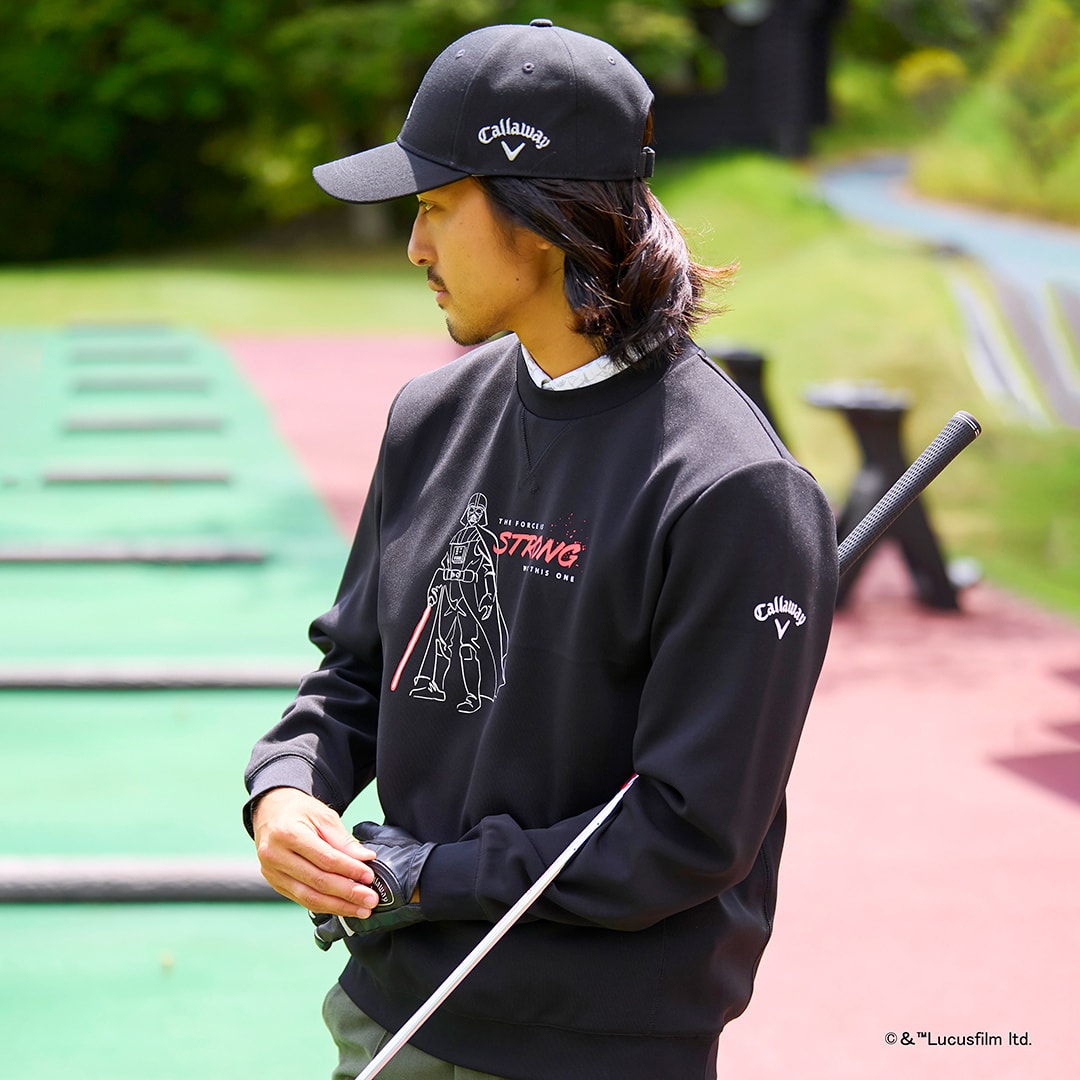 日本25秋新款卡拉威Callaway高尔夫男士星球大战长袖圆领卫衣限定