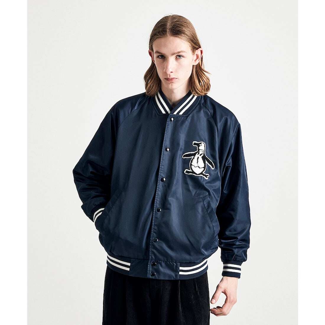 24年日本代购MUNSINGWEAR/万星威高尔夫服装男士长袖经典尼龙外套