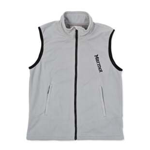 日本25年秋冬款marmot土拨鼠男士高尔夫服装经典抓绒保暖背心马甲