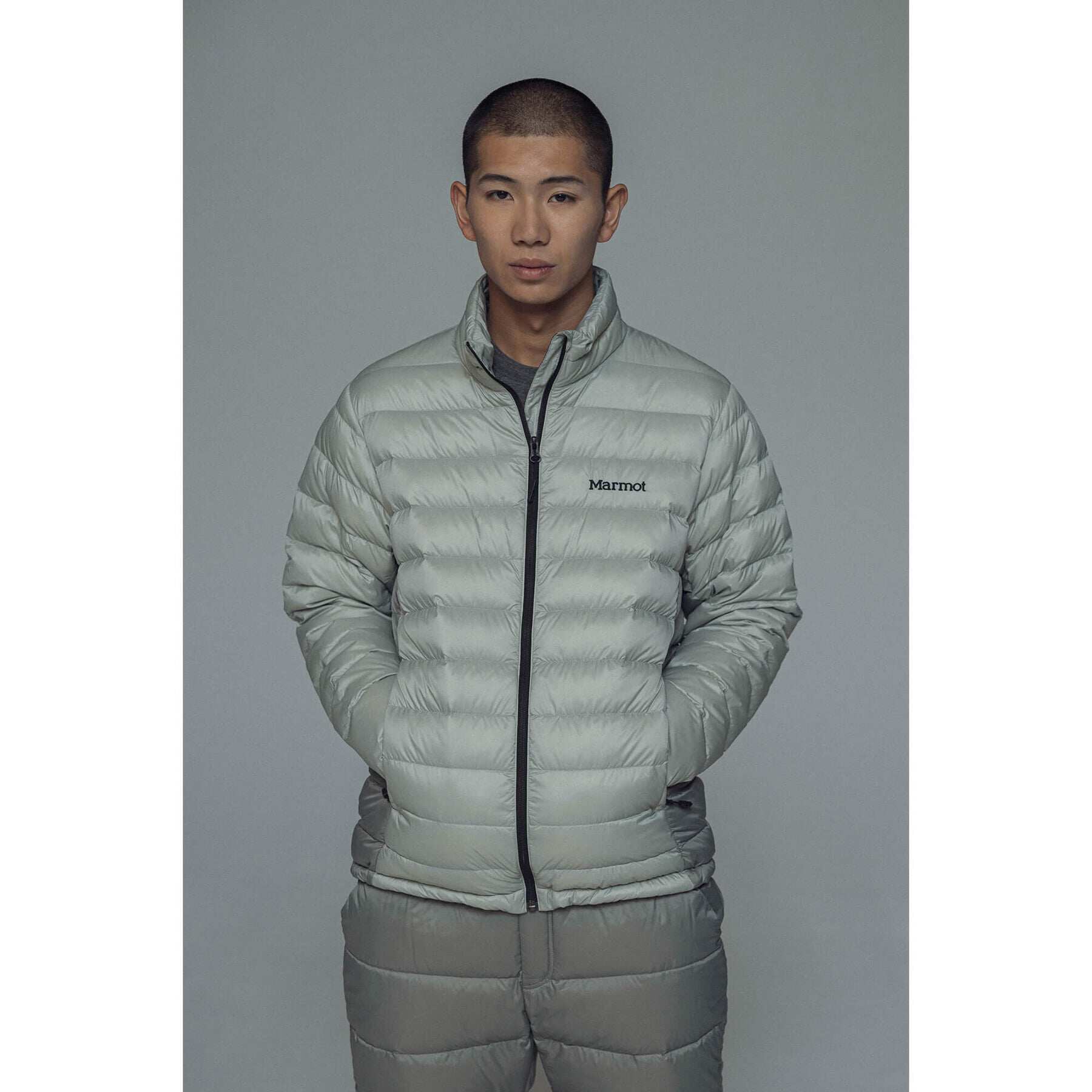 日本25秋冬款marmot土拨鼠男士高尔夫服装耐久防泼水防风保暖棉服
