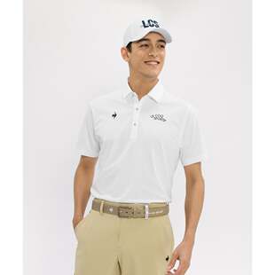 日本26春夏款Le Coq公鸡乐卡克男士高尔夫服装舒适印花短袖POLO衫