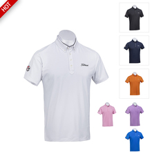 POLO衫 24新款 日本正品 男士 短袖 弹力速干TT限定 Titleist高尔夫服装