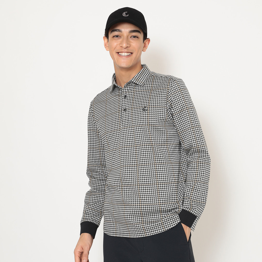 25秋冬卡拉威callaway高尔夫服装男士温润棉感时尚千鸟格长袖上衣,运动/瑜伽/健身/球迷用品,高尔夫上装,淘宝优惠券,粉丝福利购,淘宝优惠卷