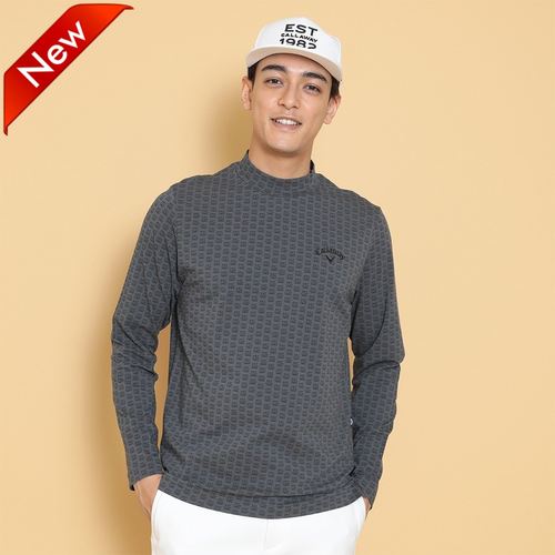 日本代购24秋冬卡拉威Callaway高尔夫球男士服装亲肤舒适长袖衬衫