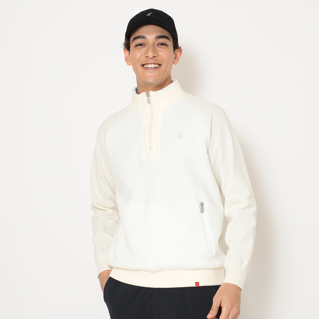 25秋冬Callway/卡拉威高尔夫新款时尚轻便透气男士抓绒保暖针织衫