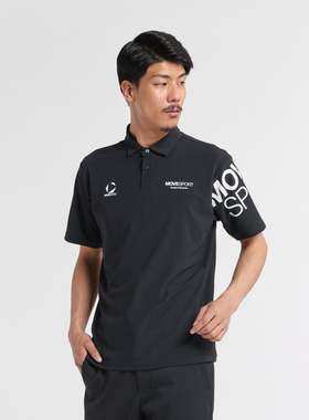 日本25年春夏款movesport男士高尔夫服装吸湿排汗速干短袖POLO衫