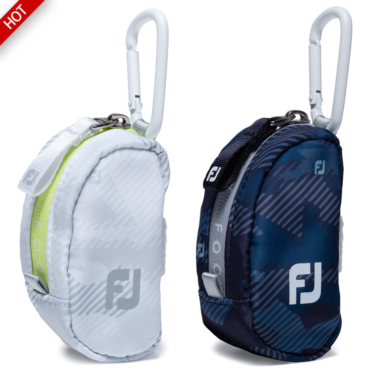 日本代购2024新款Footjoy男女高尔夫小球包腰包收纳袋装2球正品
