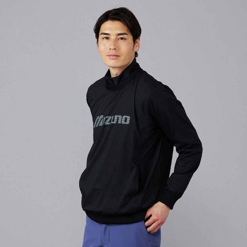 日本25年秋冬款美津浓Mizuno男士高尔夫服装弹力保暖防风长袖外套