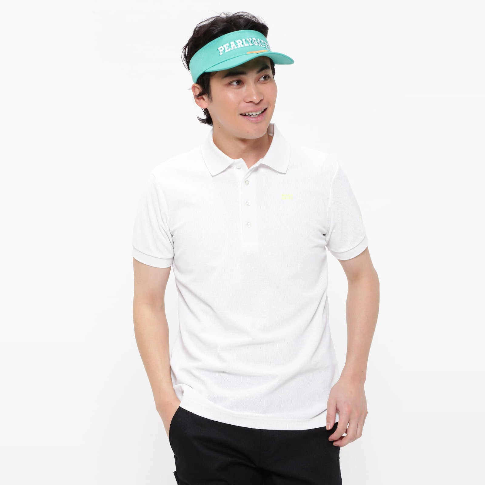 25年春夏日本代购PEARLY GATES高尔夫服装男士PG时尚短袖POLO衬衫