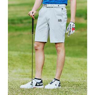 日本26春夏Le Coq公鸡乐卡克男士高尔夫服装简约弹力舒适修身短裤