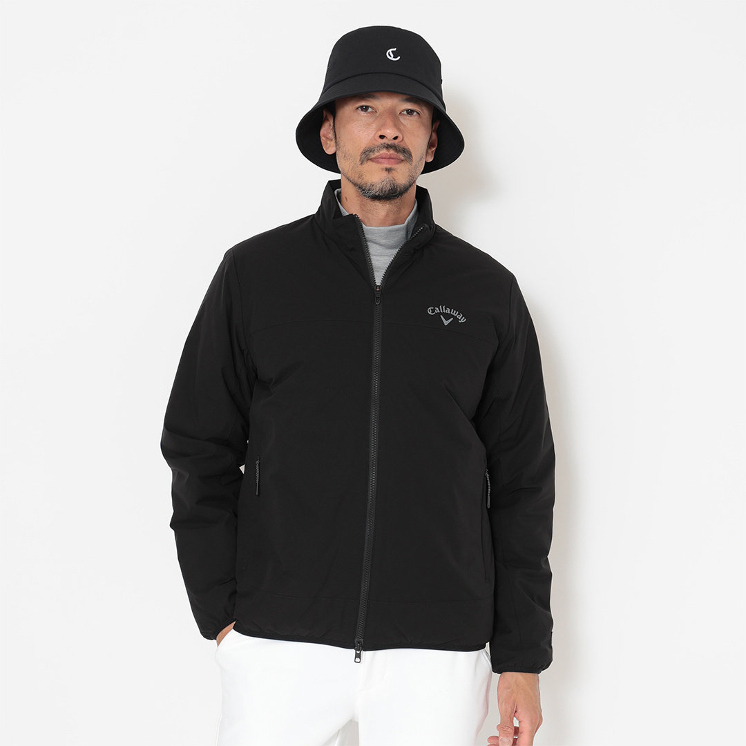 日本26春夏款Callaway卡拉威男士高尔夫服装轻量保温拉链柔软棉服