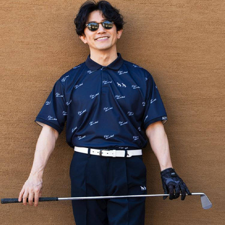 日本正品25年春夏款Adabat高尔夫球golf男装短袖POLO衬衫吸汗速干