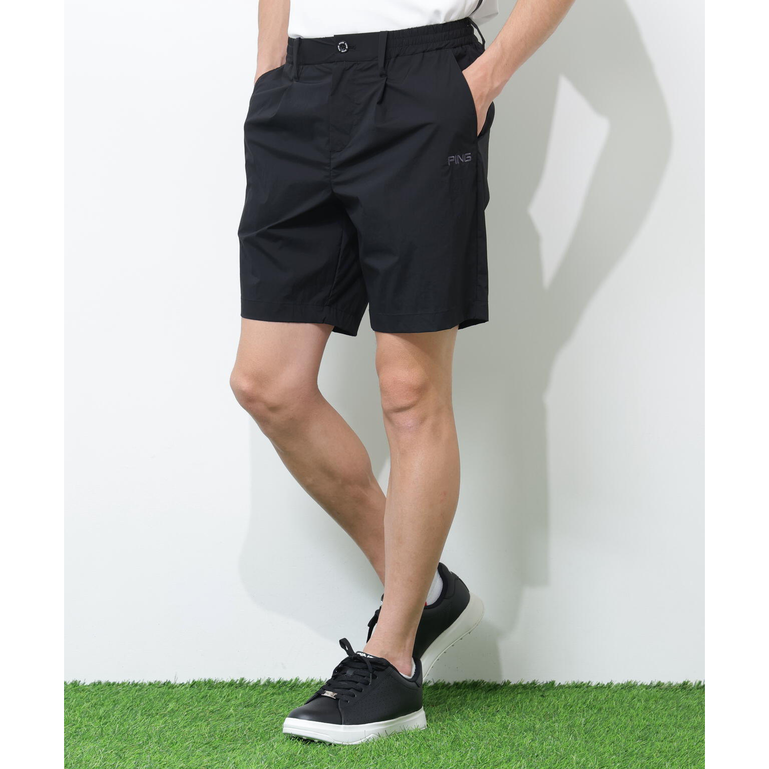 日本26春夏PING男士高尔夫服装速干弹力舒适修身潮流保暖保温短裤