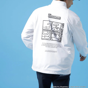 日本25秋冬款jack bunny高尔夫服装男士外套哆啦A梦联名防寒夹克