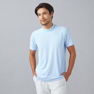 日本26春夏款美津浓男士高尔夫服装舒适凉感修身速干吸汗灵活短袖