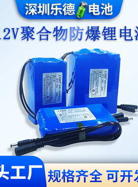 乐德电池12V大容量聚合物锂电池15Ah22Ah30Ah3串可充电带保护板