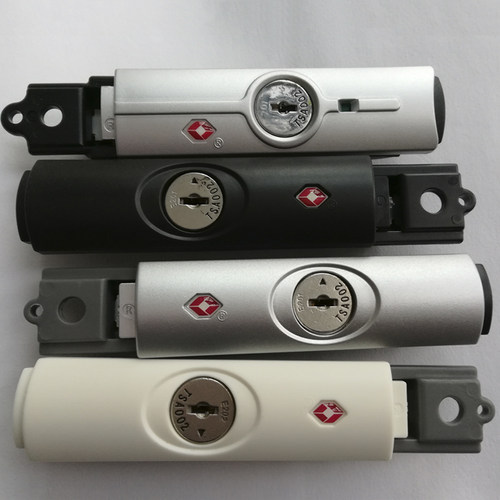 箱包维修行李箱配件锁铝框锁727密码锁201钥匙锁B35边锁通关锁TSA