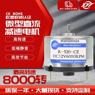速发新永泰R520直达有刷高速6v12v24马大功率v流小型可调减速