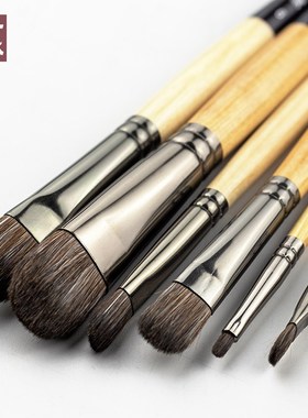 速发6 Soft SquePre Hr tist rt Brush Sit  Acryl