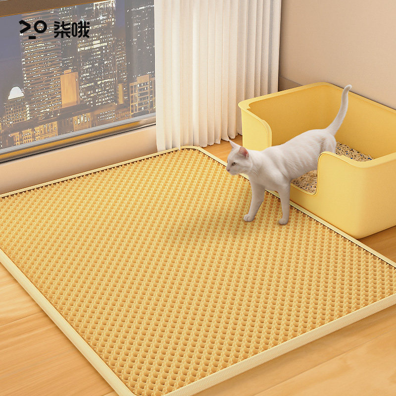 速发猫砂垫猫砂盆防外猫垫溅咪防带出控咪垫猫垫子厕所漏沙垫猫砂