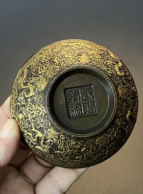 速发纯铜供水碗七供八供供桌供奉财神观音礼佛佛具用品仙家供佛铜