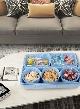 速发Crtive folt effe srage box 8-piece felt srage