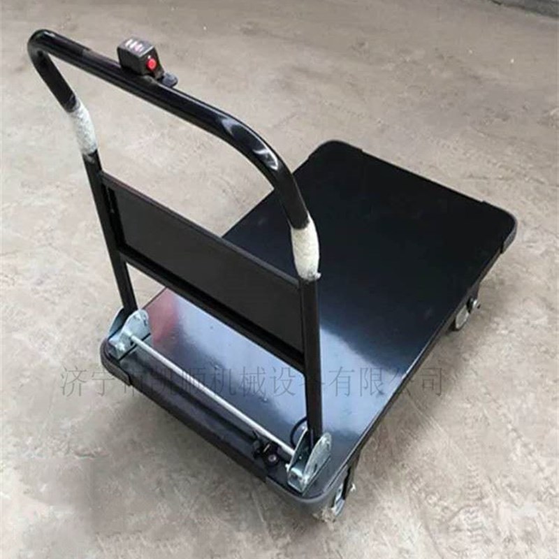 速发现货电动物流小推车 电动四轮平板车 周转拉货四轮搬运车型号