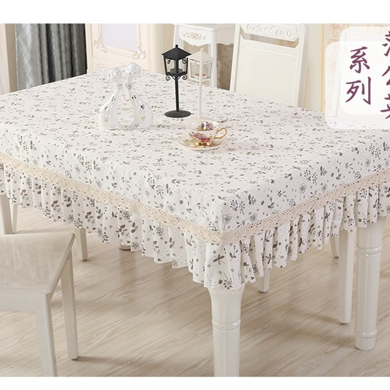 速发0艺布u用桌茶几餐桌罩套幼儿园桌学生正方形桌布套长方形家套