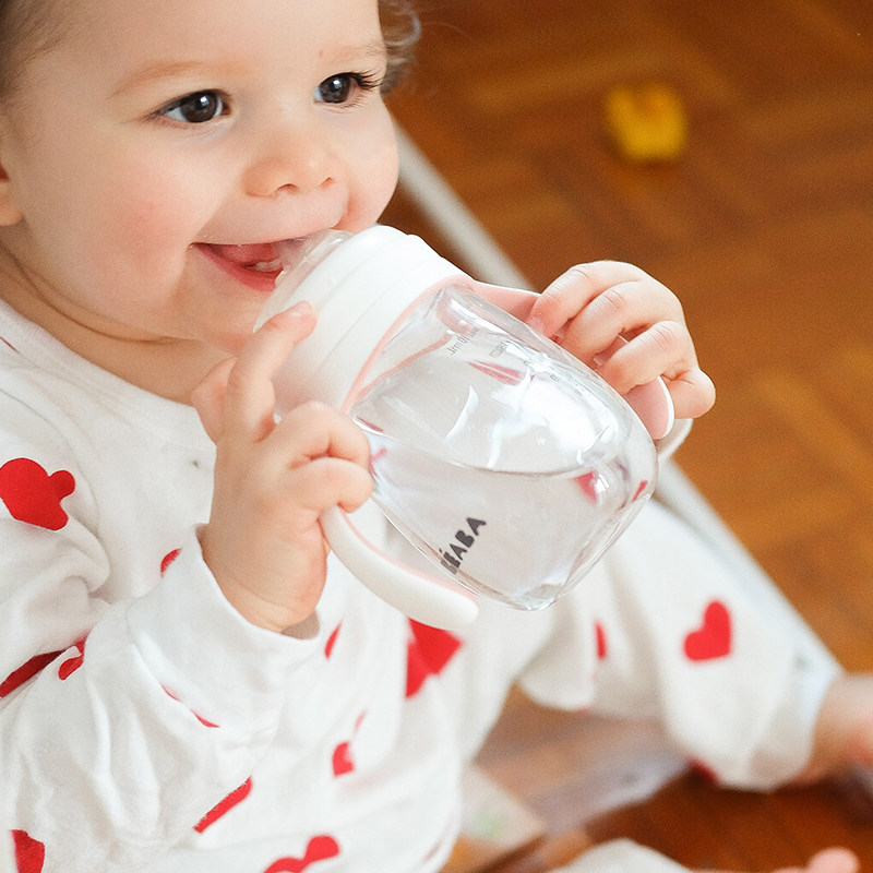 法国beaba婴儿学饮杯防漏防呛奶瓶水杯两用大宝宝儿童喝水鸭嘴杯,婴童用品,儿童水杯,淘宝优惠券,粉丝福利购,淘宝优惠卷
