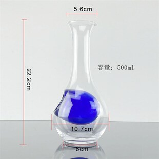 速发拇思特玻璃冰酒壶冰分镇酒器倒酒器仓鼠窝降温房创指凹洞清酒