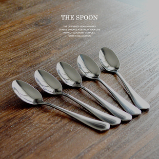 速发不锈子小勺甜特小号精致迷你咖啡勺家用调料勺子品勺钢调味勺