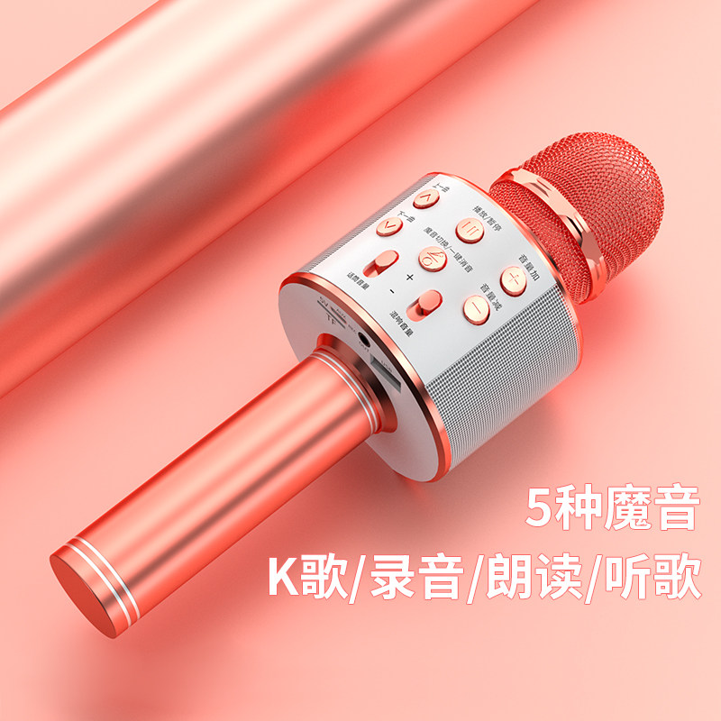 速发麦克风无用线筒一体户外k歌神器家话儿童孩男孩子唱歌户外