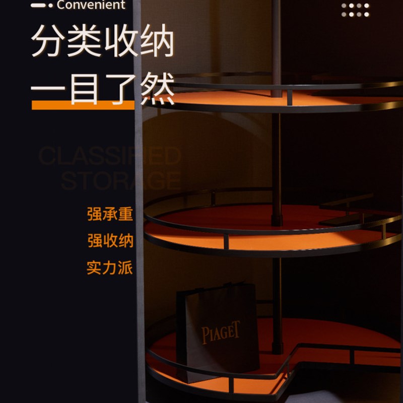 速发衣柜转角旋转衣架60度多功能裤架衣橱拐角衣帽间五金衣柜拉篮