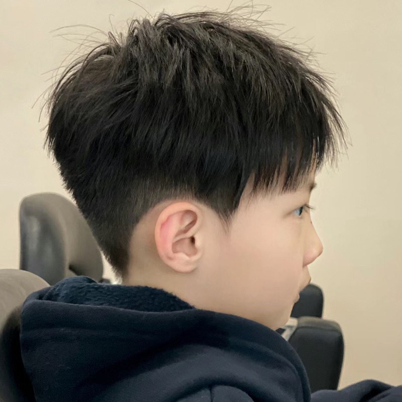 速发儿童假发男短海时尚帅气男孩齐刘发造套蓬松自然全头型式